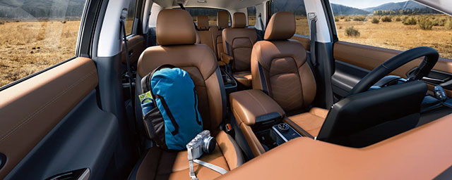 Interior del Nissan Pathfinder 2025